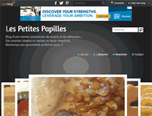 Tablet Screenshot of lespetitespapilles.com